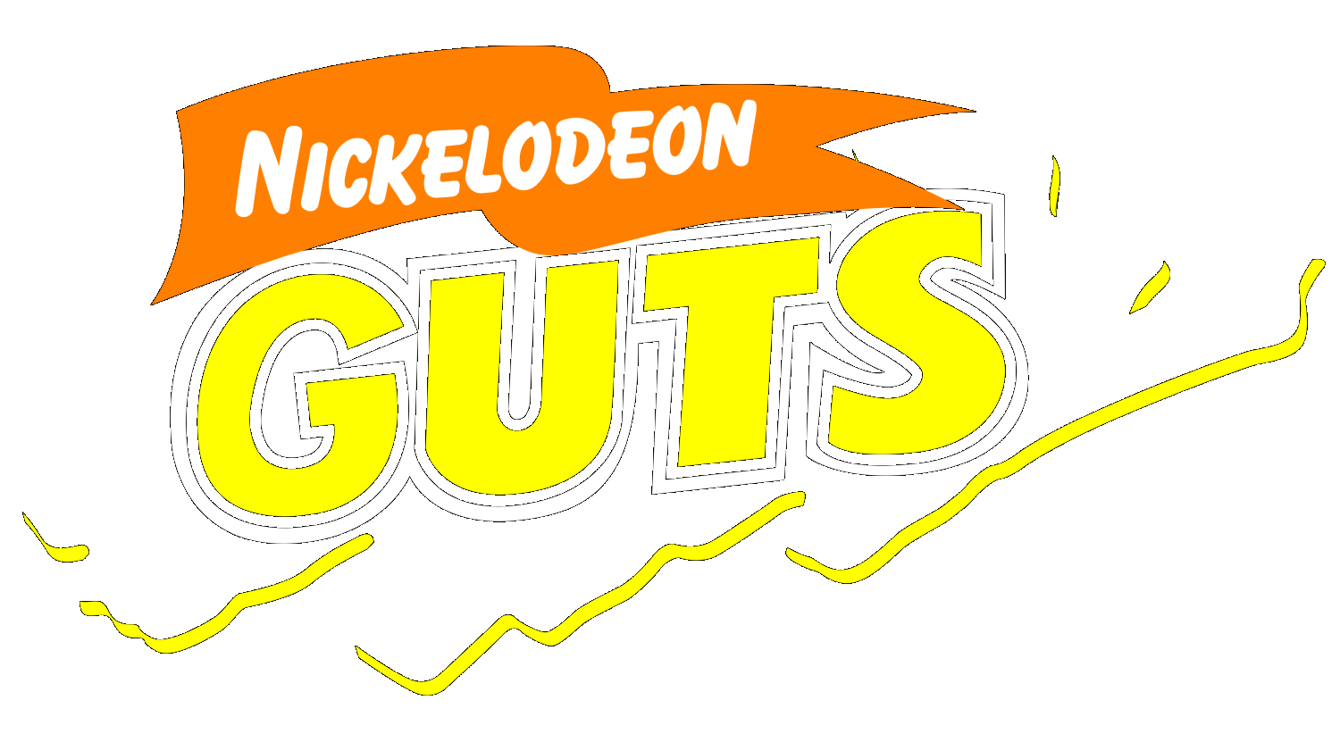 Nickelodeon GUTS logo for Super Nintendo